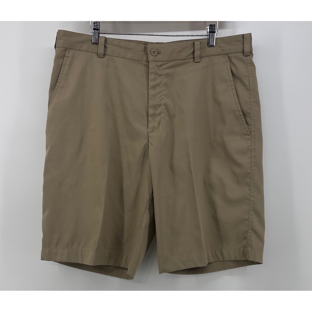 Nike Golf Performance Shorts Men's Size 36 11" Inseam Tan Khaki Chino